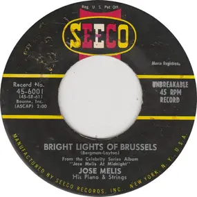 José Melis - Sweet and Lovely / Bright Lights Of Brussels