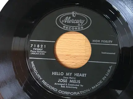 José Melis - Summertime In Venice / Hello My Heart
