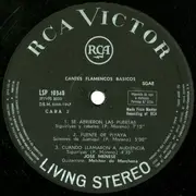 LP - José Menese - Cantes Flamencos Basicos