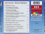 CD - José Carreras - Musical-Highlights