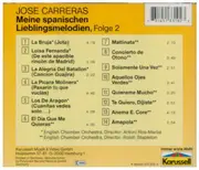 CD - José Carreras - Meine Spanischen Lieblingsmelodien - Folge 2