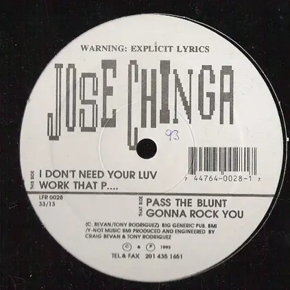 Jose Chinga - I Don't Need Your Luv