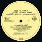 LP - José Feliciano - Tu Inmenso Amor