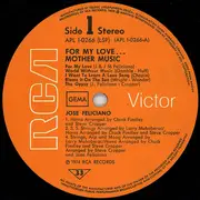 LP - José Feliciano - For My Love… Mother Music