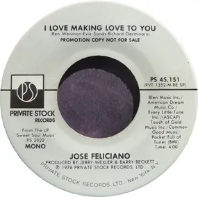 José Feliciano - I Love Making Love To You