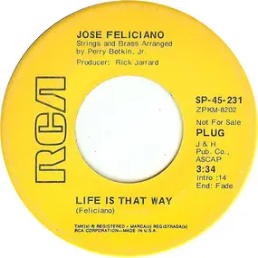 José Feliciano - Life Is That Way