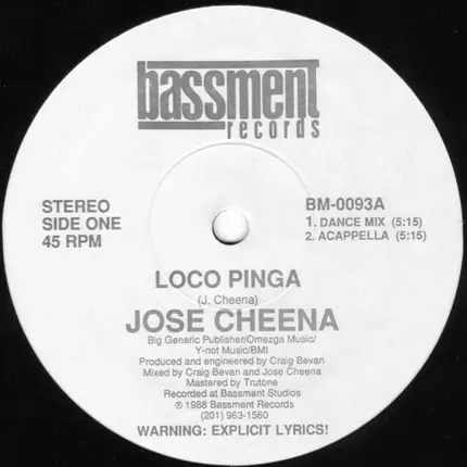 Jose Cheena - Loco Pinga