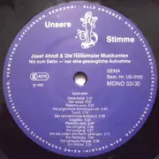 LP - Josef Ahndl - Nix Zum Deitn - Gatefold