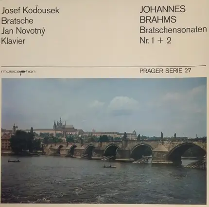 Josef Koďousek, Jan Novotny - Johannes Brahms: Bratschensonaten Nr. 1 + 2; Prager Serie 27