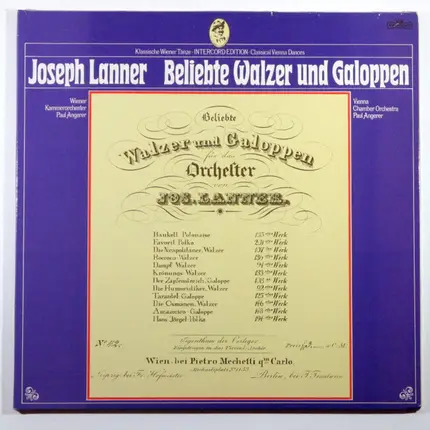 Josef Lanner - Beliebte Walzer Und Galoppen