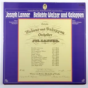 Josef Lanner - Beliebte Walzer Und Galoppen