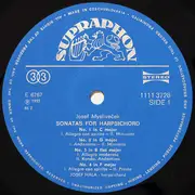 LP - Josef Mysliveček / Josef Hála - Sonate E Divertimenti Per Il Cembalo