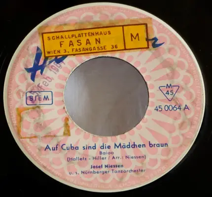 Josef Niessen Mit Seinem Nürnberger Tanzorchester - Auf Cuba Sind Die Mädchen Braun / Brasil-Expreß