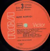 Double LP - José Feliciano - Alive Alive-o! Live At London Palladium - Gatefold