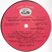 LP - Josefina Cubeiro , Carlo Del Monte , Dolores Perez , Luis Sagi-Vela , Vicente Sardinero - Grandes Duos De Zarzuela