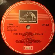 LP - Joseph Canteloube , Ernest Chausson - Victoria De Los Angeles , Orchestre Des Concerts Lamoureux , - Songs Of The Auvergne / Poème De L'Amour Et De La Mer ‎