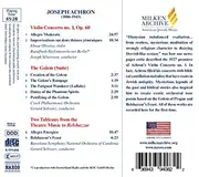 CD - Achron - Violin Concerto