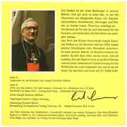 7inch Vinyl Single - Joseph Höffner - Ich, Der Herr, Bin Dein Arzt - Ein Wort An Die Kranken - Signed by Erich Lessing