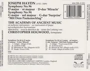 CD - Haydn - Symphony No. 94 'Surprise' / Symphony No. 96 'Miracle'