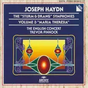 CD - Joseph Haydn - The English Concert , Trevor Pinnock - The 'Sturm & Drang' Symphonies - Volume 3 'Maria Theresia'