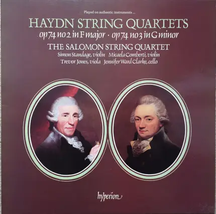 Haydn - Haydn String Quartets (Op 74 No 2 In F Major • Op 74 No 3 In G Minor)