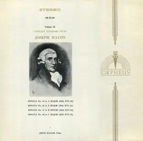 Franz Joseph Haydn - Complete Keyboard Music Volume IX