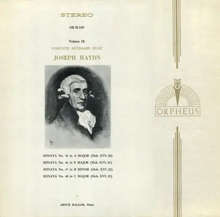 Haydn - Complete Keyboard Music Volume IX