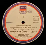 LP - Joseph Haydn - Barry Tuckwell • Alan Stringer • Simon Preston • The Academy Of St. Martin-in-the-Fi - Haydn Concertos - Trumpet • Horn • Organ