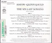 Double CD - Haydn / Glenn Gould - The Six Last Sonatas