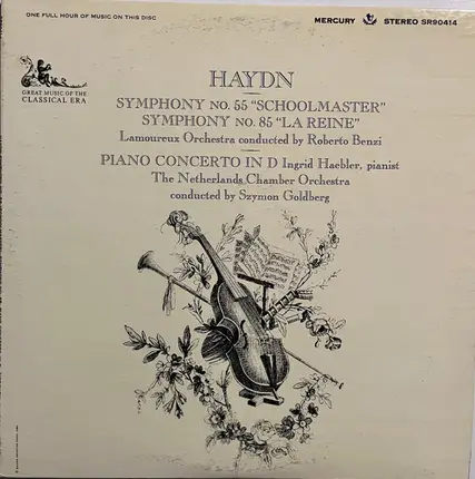 Haydn - Symphony No. 55 "Schoolmaster", Symphony No. 86 "La Reine", Piano Concerto In D