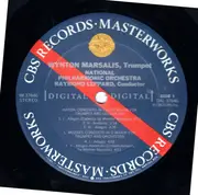 LP - Joseph Haydn • Johann Nepomuk Hummel • Leopold Mozart , Wynton Marsalis , National Philharmonic Orc - Trumpet Concertos