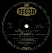 10'' - Joseph Haydn , The London Symphony Orchestra · Josef Krips - Symphonie Nr. 92 In G-dur ('Oxford-Symphonie')