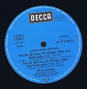 LP - Joseph Haydn - Trios Für Klavier, Flöte Und Violoncello Nr. 28 D-Dur • Nr. 29 G-Dur • Nr. 30 F-Dur