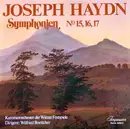 LP - Joseph Haydn , Wilfried Boettcher , Kammerorchester Der Wiener Festspiele - Symphonien No 15, 16, 17
