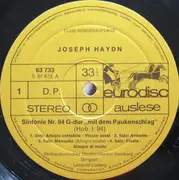 LP - Joseph Haydn - Paukenschlag-Symphonie