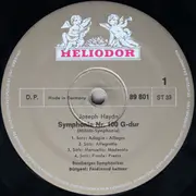 LP - Joseph Haydn , Bamberger Symphoniker , Ferdinand Leitner - Sinfonie Nr. 100 G-Dur, Sinfonie Nr.102 B-Dur