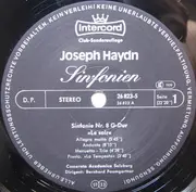 LP - Haydn - Joseph Haydn Sinfonien Nr. 8 G-dur 'Le Soir' - Nr. 22 Es-dur 'Der Philosoph' - Nr. 24 D-dur