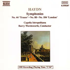 Franz Joseph Haydn - Symphonies (No. 44 'Trauer' / No. 88 / No. 104 'London')