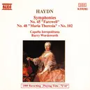 CD - Haydn - Symphonies (No. 45 'Farewell' / No. 48 'Maria Theresia' / No. 102)