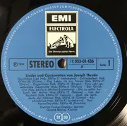 LP - Joseph Haydn , Dietrich Fischer-Dieskau , Gerald Moore - Lieder Und Canzonetten Von Joseph Haydn