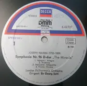 LP - Haydn - Haydn Symphony No.96 Miracle / Symphony No. 101 Clock = L'Horloge =  Die Uhr