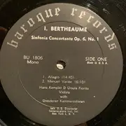 LP - Haydn / Bertheaume - Concerto In C For Violin & Orchestra / Sinfonia Concertante For Two Violins & Orchestra
