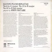 LP - Joseph Haydn , John McCabe - Piano Sonatas, No.6 In G Major, No.13 In E Major, No.52 In E Flat Major