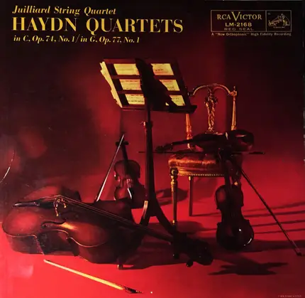 Joseph Haydn , Juilliard String Quartet - Haydn Quartets In C, Op. 74, No. 1 / In G, Op. 77, No. 1