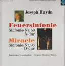 LP - Joseph Haydn - Feuersinfonie Nr.59 A-dur; Miracle Nr.96 D-dur