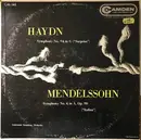 LP - Joseph Haydn / Felix Mendelssohn-Bartholdy - Symphony No. 94, In G ('Surprise') / Symphony No. 4, In A, Op. 90 - Mono