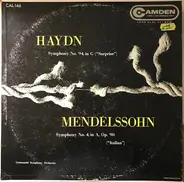 Joseph Haydn / Felix Mendelssohn-Bartholdy - Symphony No. 94, In G ("Surprise") / Symphony No. 4, In A, Op. 90