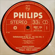LP - Joseph Haydn / Luigi Boccherini - Maurice Gendron , Orchestre Des Concerts Lamoureux , Pablo Casals - Cello Concertos / Cellokonzerte