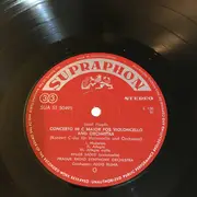 LP - Haydn / Boccherini / Miloš Sádlo / Alois Klíma - Concerto In C Major For Cello & Orchestra / Concerto In B Flat Major For Cello & Orchestra - Front-laminated Gatefold