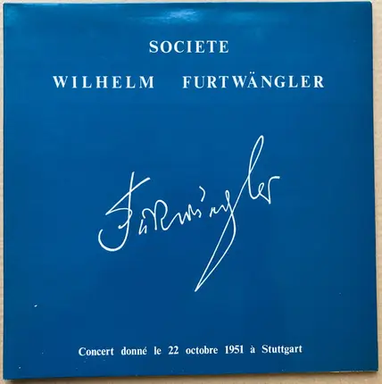 Haydn / Ravel - Concert Donné Le 22 Octobre 1951 À Stuttgart